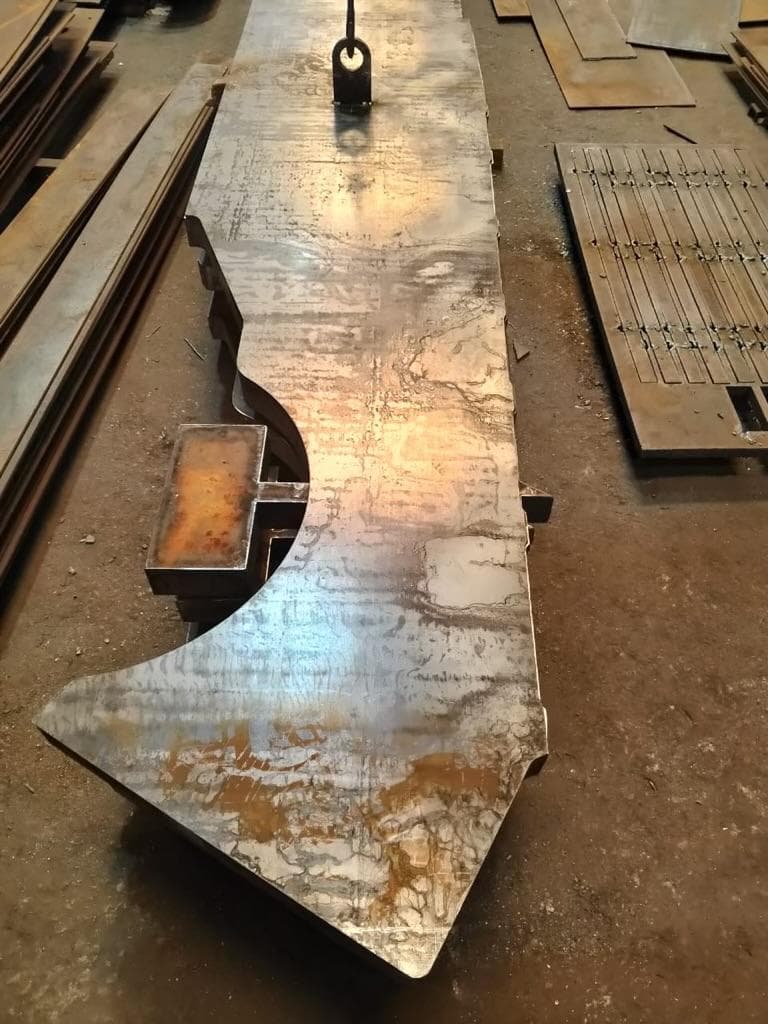 Setting the bend angle on the DENER press brake